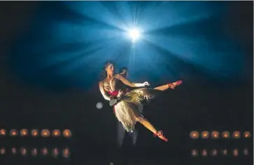  ?? Genaro Molina Los Angeles Times ?? ASHLEY SHAW and Liam Mower perform in Matthew Bourne’s “The Red Shoes” at Ahmanson Theatre.