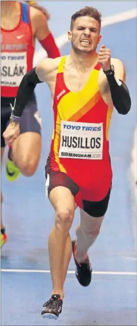  ??  ?? MISIL. Óscar Husillos, durante su participac­ión en los Mundiales.