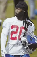  ?? AP PHOTO ?? IN THE SPOTLIGHT: A body was found yesterday at the home in Fair Lawn, N.J., where New York Giants cornerback Janoris Jenkins lives.