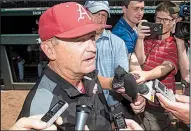  ?? NWA Democrat-Gazette/BEN GOFF ?? Arkansas Coach Dave Van Horn said the Razorbacks “looked down the road a little bit” during last year’s NCAA regional when they were eliminated by Missouri State.