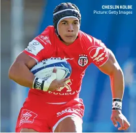  ?? CHESLIN KOLBE Picture: Getty Images ??