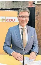  ?? FOTO: -NAU ?? Der Parteivors­tand um Axel Stucke lädt zur Mitarbeit ein.