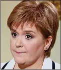  ??  ?? Marr show: Nicola Sturgeon