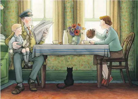  ??  ?? Ethel & Ernest tells the story of the parents of author and illustrato­r Raymond Briggs.