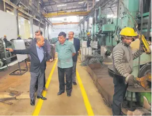  ?? Photo: SUPPLIED ?? Minister for Sugar and Multi-Ethinic Affairs, Charan Jeath Singh visited sugar mills in India earlier this month.