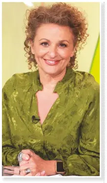  ??  ?? This week’s columnist:Nadia Sawalha