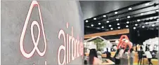  ?? Picture: CHINA DAILY ?? Airbnb is considerin­g going public around the middle of 2020.