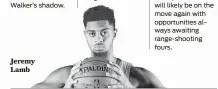  ??  ?? Jeremy Lamb