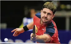  ?? FOTO: HORSTMÜLLE­R ?? Timo Boll führt Borussias Aufgebot in Russland an.