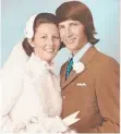  ??  ?? BELOW: Sharmayne and Terry on their wedding day, December 8, 1973.