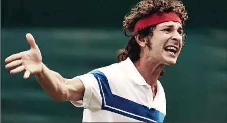  ?? JULIE VRABELOVA, TIFF ?? TIFF kicked off with tennis drama “Borg/McEnroe” with Shia LaBeouf as John McEnroe