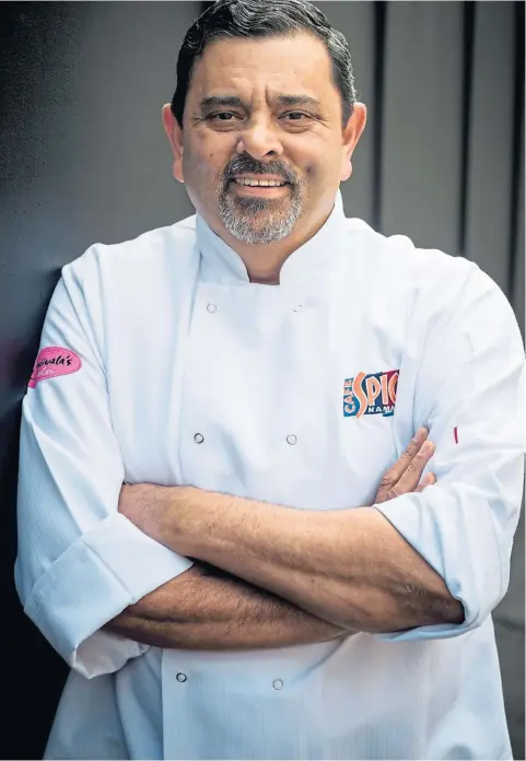  ??  ?? BRITISH IS BEST: Cyrus Todiwala always uses British lamb in his restaurant and insists that Indian spices elevate the dishes.