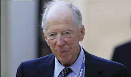  ?? ASSOCIATED PRESS FILES ?? Chairman of RIT Capital Partners, Lord Jacob Rothschild arrives for a reception, hosted by Britain’s Prince Charles, at Clarence House in London for the delegates of the Global Investment Conference on July 26, 2012.