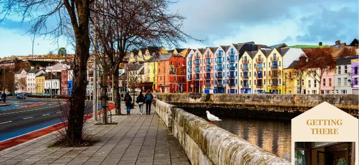  ??  ?? Compact Cork is a city for walkers that offers colourful architectu­re and plenty of green spaces for residents and visitors alike to enjoy