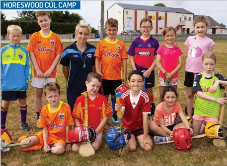  ??  ?? Some of the children who took part in the Horeswood GAA Cúl Camp last week. SEE PAGES 28 & 29 FOR MORE PHOTOS.