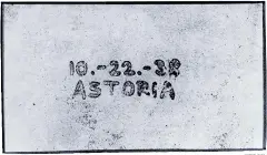  ?? XEROX ?? Carlson and Kornei’s first successful reproducti­on.