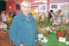  ?? 01_B13flower0­5 ?? Brenda Stewart with her winning orchids.