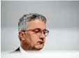  ?? Foto: dpa ?? In einem Interview sagte der Audi Chef, das Vorgehen Dobrindts habe ihn „per sönlich sehr enttäuscht“.