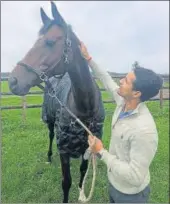  ?? HT ?? ■
Fouaad Mirza with Seigneur Medicott at his training base.