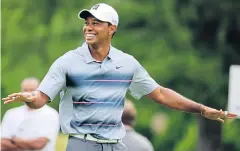  ?? AP ?? Struggling Tiger Woods says there has been an improvemen­t in his game.