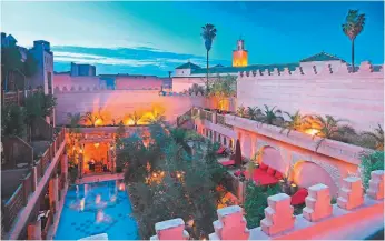  ?? CITIZEN PHOTO BY STEVE MACNAULL ?? The courtyard pool at the boutique La Maison Arabe riad hotel in Marrakech’s Old City Medina.