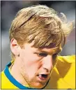  ??  ?? DOUBLE: Emil Forsberg