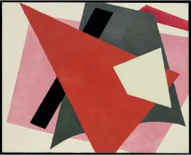  ??  ?? Liubov Popova. « Painterly Architecto­nic ». 1917.
(© 2021 Museum of Modern Art, New York / Scala, Florence)