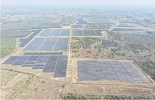  ?? ?? A 16MW solar farm with an energy storage system operated by Super Energy Corporatio­n in Sa Kaeo.