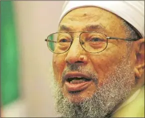 ?? PHOTO: GETTY IMAGES ?? The radical Sheikh Yusuf Qaradawi