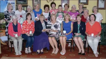  ??  ?? The lady President’s prize-giving in Rosslare. Back (from left): Eileen McKiernan, Marie Therese Swan, Mary Maguire, Marie Ann Brennan, Rosemary Spelman, Vandra Deacon, Susan Evans, Dorcas Maher, Carmel Morrissey, Eleanor O’Connor, Kathleen Goggin,...