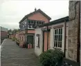  ?? ?? The parcels office at the end of Bridgnorth station. TONY BENDING