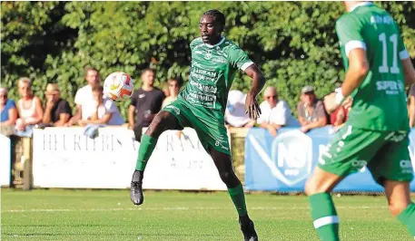  ?? | PHOTO : ARCHIVES PASCAL GRANGER ?? Beni Nsango a offert une précieuse victoire à la GSI dans la course au maintien.