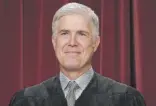  ?? J. SCOTT APPLEWHITE/AP ?? Supreme Court Justice Neil Gorsuch.