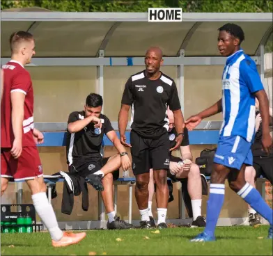  ??  ?? Jamie Leacock watches on from the sidelines
Ref: 39-0920Q