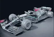  ?? TWITTER ?? The new all-black F1 car unveiled by Mercedes.