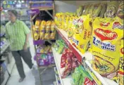  ?? AP ?? In 2014, a statelevel food laboratory in Gorakhpur found Nestlé SA’s instant noodles brand, Maggi, to be unsafe. The product however, was later cleared for sale by the government.