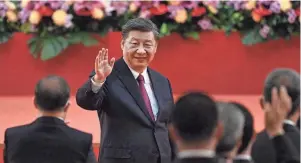  ?? SELIM CHTAYTI/POOL/AFP VIA GETTY IMAGES ?? Under China’s leader Xi Jinping, Hong Kong’s pushback against Chinese efforts to curtail freedoms has been silenced.