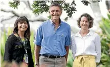  ?? ANDY JACKSON/ STUFF ?? Victim Support co-ordinator Cathy Stevens, left, and volunteers Terry Wells and Rosemary Nicholson are encouragin­g people to volunteer for the service.