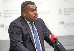  ?? ALDEN WILLIAMS/STUFF ?? Broadcasti­ng Minister Kris Faafoi has said little about the Government’s vision for public media, until now.