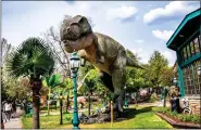  ?? PHOTO COURTESY OF CANTERBURY VILLAGE, CV EVENTS ?? “Dino & Dragon Stroll,” a Jurassic walk-thru experience, is May 19-22, and May 28-29 at Canterbury Village in Orion Twp.
