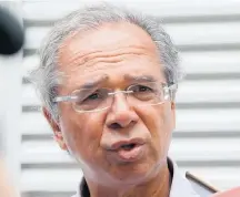  ?? WILTON JUNIOR / ESTADÃO-9/10/2018 ?? Fazenda. Economista Paulo Guedes defende privatizaç­ões