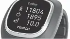  ?? OMRON ?? Omron is navigating a new line of wearable blood pressure monitors.