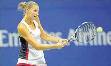  ?? FILE PHOTO ?? Karolina Pliskova in action.