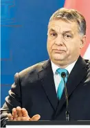  ?? Foto: AFP / Attila Kisbenedek ?? Premiermin­ister Viktor Orbán führt bereits Wahlkampf.