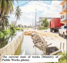  ?? ?? The current state of works (Ministry of Public Works photo)