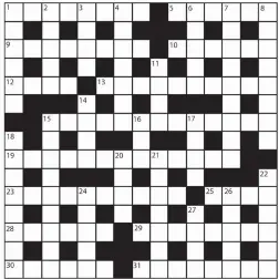  ?? PRIZES of £20 will be awarded to the senders of the first three correct solutions checked. Solutions to: Daily Mail Prize Crossword No. 15,871, PO BOX 3451, Norwich, NR7 7NR. Entries may be submitted by second-class post. Envelopes must be postmarked no l ??