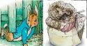  ??  ?? Beatrix’s beloved Peter Rabbit and hedgehog character Mrs Tiggy-Winkle (AFP)