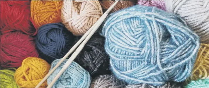  ?? PICTURE: UNSPLASH ?? 15 per cent of women took up knitting, crochet or embroidery during lockdown