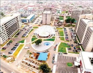  ??  ?? Aerial view of Benin in Edo State