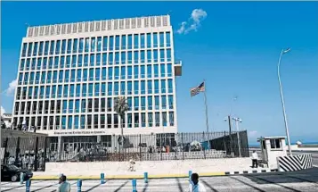  ?? DESMOND BOYLAN/AP 2015 ?? Secretary of State Rex Tillerson said Sunday the Trump administra­tion is considerin­g closing the U.S. embassy in Havana.
